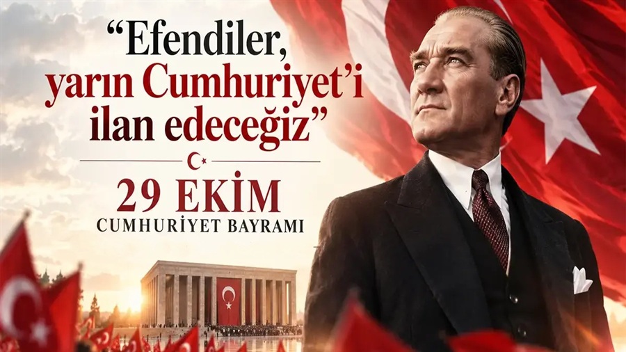 29 Ekim Cumhuriyet Bayramı Kutlu Olsun